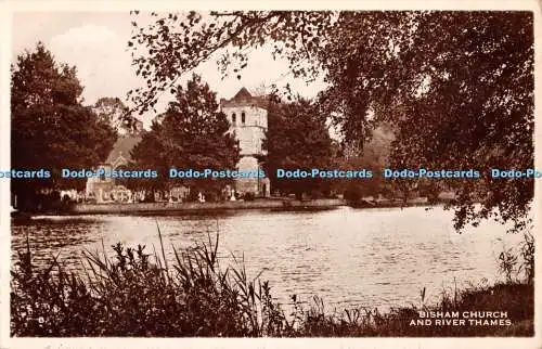 R460114 8 Bisham Church and River Thames RP 1952