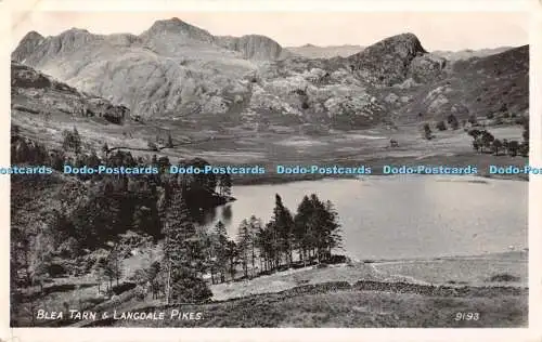 R461093 Blea Tarn und Langdale Pikes R A Postkarten Das Siegel der künstlerischen RA-Serie