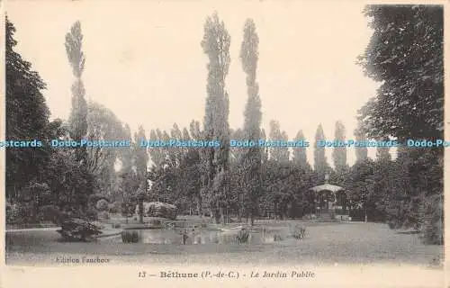 R457891 Bethune Le Jardin Public Fauchois Catala