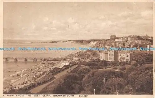 R460184 Ein Blick vom East Cliff Bournemouth CM 170 Sunray Serie H T B 1950