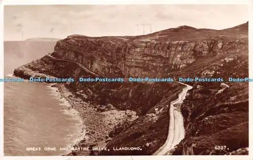 R461329 Llandudno Great Orme and Marine Drive Valentine RP 1953