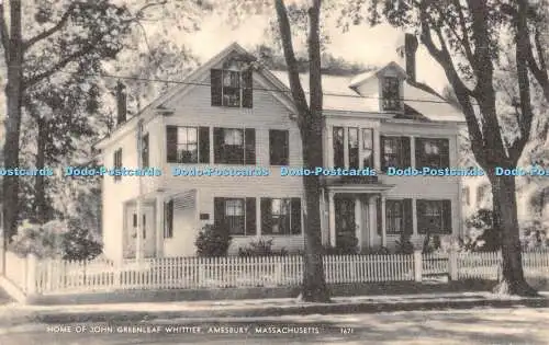 R460426 Home of John Greenleaf Whittier Amesbury Massachusetts 1671 American Art