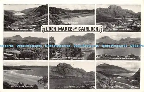 R461387 Loch Maree und Gairloch Sands of Gairloch Loch von Loch Maree J B White B