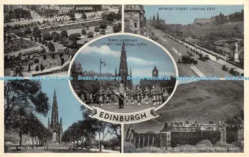 R461394 Edinburgh Sir Walter Scott Monument Princes Street Gardens E T W Dennis