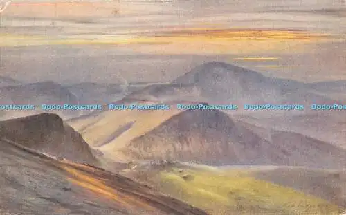 R463386 Unbekannte Berge Richter Postkarte