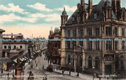 R461411 Birmingham General Post Office und New Street F F and Co G D and D