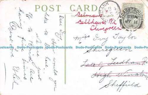 R460533 Beach from the Spa Scarborough 1906