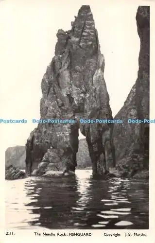 R463510 Z 11 The Needle Rock Fishguard J G Martin