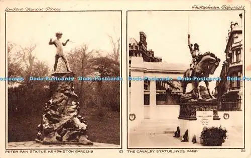 R461542 London Famous Places Peter Pan Statue Kensington Gardens The Cavalry Sta