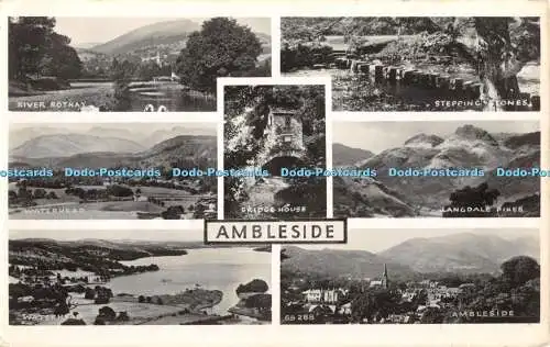 R460596 Ambleside River Rothay Trittsteine H Webster C S P Serie RP Multi V