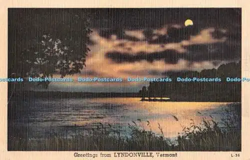 R461607 Vermont Grüße aus Lyndonville Ostern Foto Litho