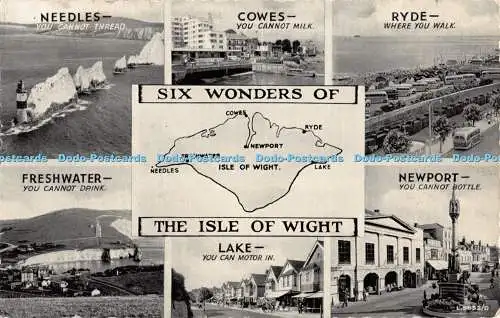 R458398 Six Wonders of the Isle of Wight Nadeln Cowes Ryde Valentine Silveresqu
