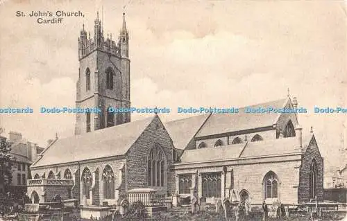 R458416 Cardiff St John Church 1903