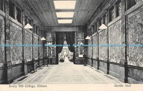 R461640 Eltham Avery Hill College Marble Hall P A Buchanan No 7016