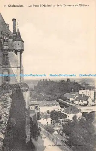 R463632 19 Chateaudun Le Pont S Medard vu de la Terrasse du Chateau Ste Fraucais