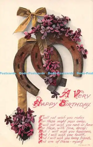 R463647 A Very Happy Birthday I will not wish you riches Marguerite W and K Seri