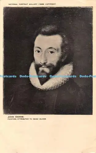 R461687 National Portrait Gallery Gemälde Isaac Oliver John Donne zugeschrieben