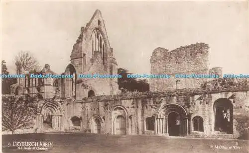 R460795 Dryburgh Abbey N E Winkel des Kreuzgangs H M Office of Works