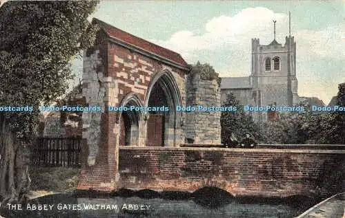 R460807 Waltham Abbey The Abbey Gates M und L 1905