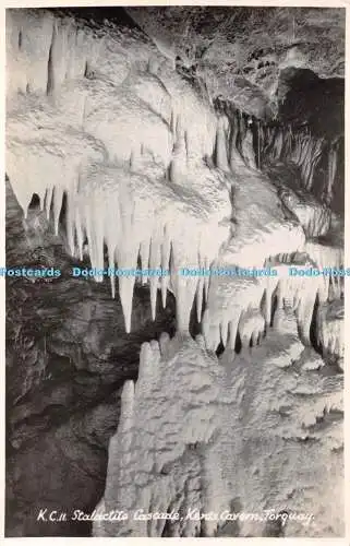 R463738 K C 11 Tropfstein Cascade Kents Cavern Torquay RP E A Sweetman