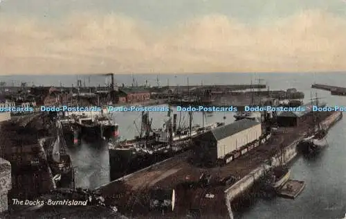 R460851 Burntisland The Docks D und S K Ideal Serie Davidson Fine Art farbig S