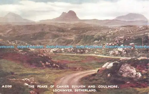 R460855 Sutherland Lochinver The Peaks of Canisp Suilven and Coulmore J B White