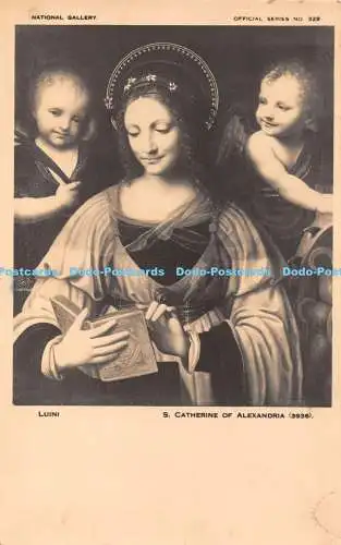 R461819 National Gallery S Catherine of Alexandria Luini Official Series No 329