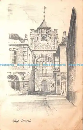 R461821 Roggenkirche Norman S und E Postkarte