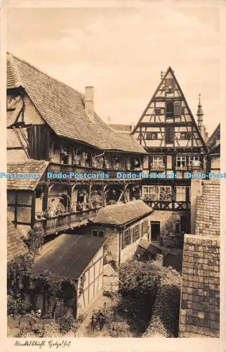 R461856 Blick ins Dorfbuch und Kunststube J Schuster Nr 2740 Stoja Karte RP