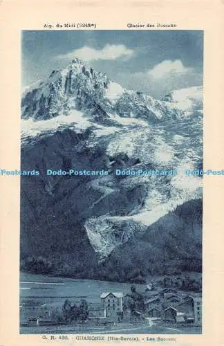 R463822 Aig du Midi Glacier des Bossons G R 438 Chamonix Hte Savoie Les Bossons