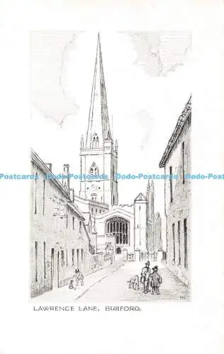 R461890 Burford Lawrence Lane Postkarte