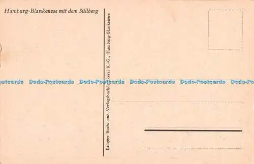 R460941 Hamburg Blankenese mit dem Sullberg Krogers Buch