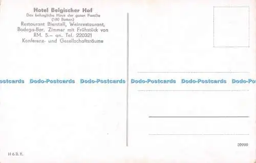 R458714 Köln Belgischer Hof H und B K