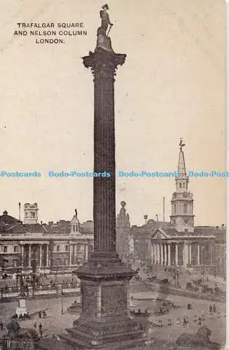 R461953 London Trafalgar Square and Nelson Column The Auto Photo Series