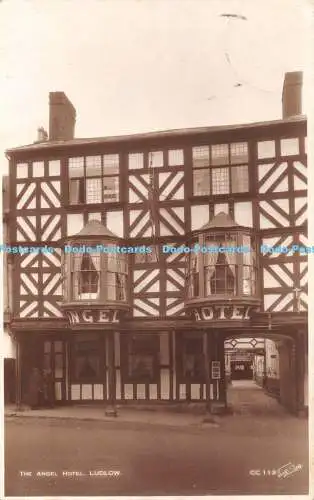 R464007 The Angel Hotel Ludlow CC113 Walter Scott RP 1935