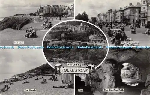 R462078 Folkestone The Beach The Leas A H und S Paragon Serie RP Multi View