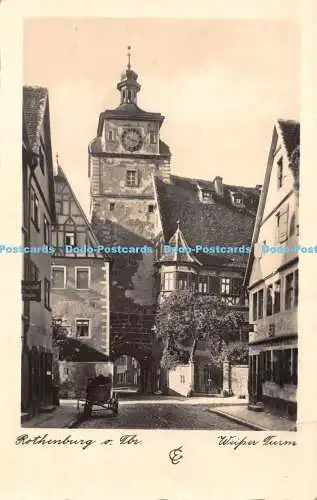 R464312 Rothenburg Weiper Turm Ernst Geissendorfer