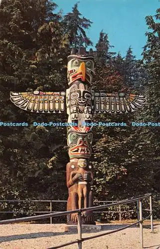 R465700 K56 Vancouver B C Canada Thunderbird Totempfahl Stanley Park Coast Publi