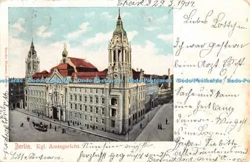 R462402 Berlin Kgl Amtsgericht Theodor Eismann