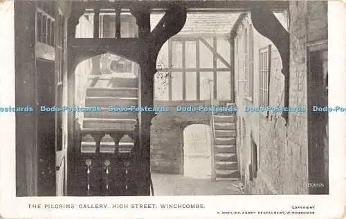 R462427 Winchcombe The Pilgrims Gallery High Street K Horlick Abbey Restaurant 1