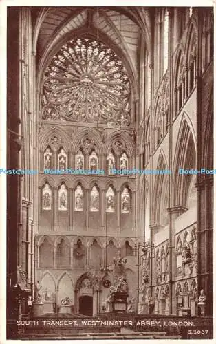 R464427 South Transept Westminster Abbey London G 3037 Foto Brown Valentines