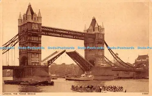 R462522 London The Tower Bridge Photochrom B Buret