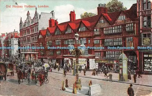 R462548 London Old Houses Holborn 1907