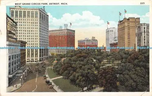 R465899 West Grand Circus Park Detroit Mich 225 Detroit News 1934