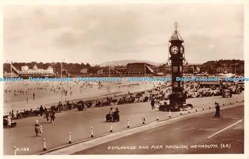 R465910 G 1128 Esplanade and Pier Pavilion Weymouth 60 Valentines RP