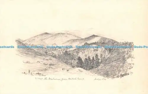 R464543 S 7347 The Malverns from British Camp Judges