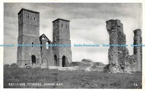 R462590 Herne Bay Reculver Towers 1965