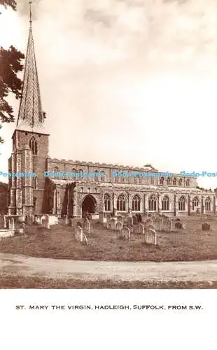 R462601 Hadleigh Suffolk from S W St Mary the Virgin National Buildings Record R