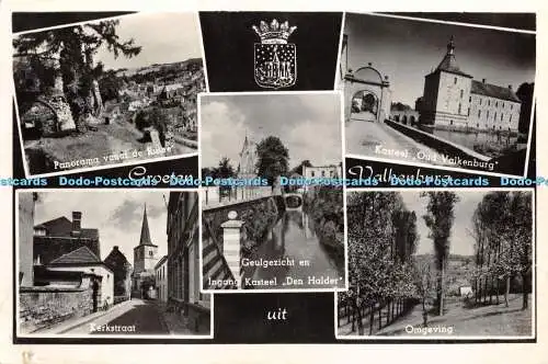 R465949 Groeten uit Valkenburg J G v Agtmaal Van Leer No 4 Multi View