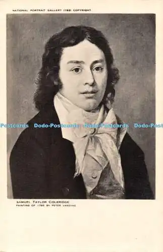 R462648 National Portrait Gallery Samuel Taylor Coleridge B Matthews Peter Vandy